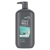 DOVE MEN + CARE Sensitive Skin 2-in-1 Wash Set - Thoughtful Stocking Stuffer and Practical Gift for Him, Pack of 4