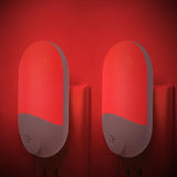LumiRed 670nm Red Night Light for Baby Nursery and Kids Room, Dusk to Dawn Sleep Therapy Plug-in