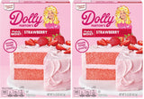 Duncan Hines Dolly Parton Strawberry Cake Mix – Collectible Birthday Gift for Her and Mom, Pantry Treat with Exclusive Recipe on the Box