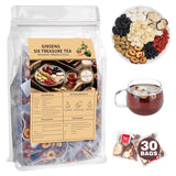 Eight Treasures Ginseng Herbal Tea – Thoughtful Wellness Gift for Mom and Her, Daily Kidney & Sleep Support, 30 Bags