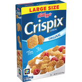 Kellogg's Crispix Cereal – Family Breakfast for Kids' Lunchboxes, Ready-to-Eat Rice and Corn Cereal