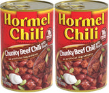 HORMEL Chunky Beef Chili with Beans — No-Refrigeration Protein for Camping and Road Trips