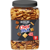 Chex Mix Cheddar Snack Mix Tub – Pantry Snack for Kids' Lunchboxes and After-School Cravings, 20 oz Resealable