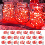 GlowNook LED Fairy Lights – Nursery and Kids Room Decor, Cool-to-Touch Silver Wire Safe for Children