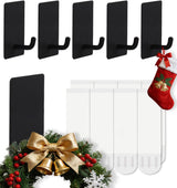 Brilmeadows Adhesive Wall Hooks – Sleek Bedroom Decor Accent for Cozy Robes and Towels