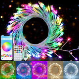 Surplife Smart Fairy Lights 33Ft Color Changing String Lights – Bedroom Aesthetic & Living Room Mood Decor with App and Remote