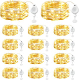 Brightown 14 Pack LED Fairy Lights – Thoughtful Birthday Gift for Mom and Women, Warm White Mason Jar Lights for DIY Decorators