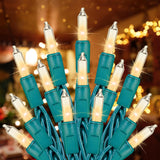 Brightown Christmas Lights – Cozy Living Room String Lights, 25ft Warm White Glow for Holiday Mantel Styling