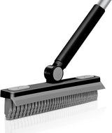 SetSail V-Shaped Grout Brush with Long Handle – Outdoor Patio Tile and Deck Grout Scrubber, 180° Swiveling Head