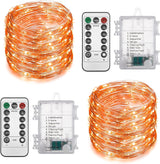 LumNest Battery Fairy Lights – Cozy Bedroom Accent, 200 Warm White LEDs for Living Room Ambiance