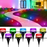 Aoycocr Christmas Pathway Lights – 50FT Outdoor Walkway with 15 RGBIC Smart LEDs for Patio and Garden