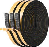 Kikerike Foam Weatherstrip – Child and Pet Safe Door Seal, Flame Retardant Insulation for Bedrooms
