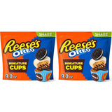 REESE'S OREO Mini Peanut Butter Cups – Valentine's Day Candy Gift for Her and Him, 9 oz Stand-Up Bag