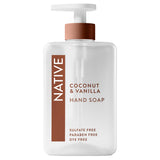 Native Hand Soap – Coconut & Vanilla Daily Hand Wash Ritual for Soft, Hydrated Skin