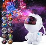 AstroLume Astronaut Galaxy Projector for Kids Room – 12 Space Scenes with Auto-Off Timer for Nursery and Playroom