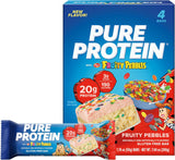 Pure Protein Fruity PEBBLES™ Protein Bar – Desk Snack for Focused Afternoons, 20g Protein, No Crash