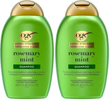 OGX Extra Strength Refreshing Scalp + Rosemary Mint Shampoo – Clarifying Wash for Oily Hair, Spa-Like Mindful Shower Ritual, 13 fl. oz