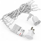 Mini Christmas Lights String Warm White Vintage Short Strand Lights, Thoughtful Housewarming Gift for Her, 10 Bulbs 5ft White Wire