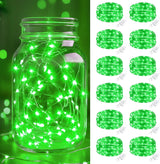 btfarm Mason Jar Fairy Lights – 7FT 20 LED Silver Wire, Battery Operated Warm Glow for Bedroom, Living Room and Cozy Home Aesthetic