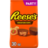 REESE'S Miniatures Milk Chocolate Peanut Butter Cups – Trick-or-Treat Bowl for Porch and Patio, Individually Wrapped Mini Cups 35.6 oz