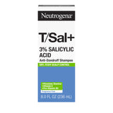 Neutrogena T/Sal+ Therapeutic Shampoo – Scalp Care Ritual for Persistent Dandruff, 8 fl oz