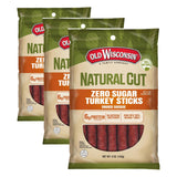 Old Wisconsin Zero Sugar Turkey Snack Sticks – Mindful Keto Pantry Staple, Clean Label Protein for Low Carb Wellness Routine