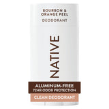 Native Deodorant Bourbon & Orange Peel – Mindful Self-Care Deodorant for Clean Wellness Routines, 72-Hour Odor Control