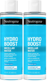 Neutrogena Hydro Boost Micellar Water with Hyaluronic Acid – Nightly Skincare Ritual for Sensitive Skin, No-Rinse Hydrating Cleanser