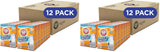 Arm & Hammer Baking Soda Fridge-n-Freezer Odor Absorber – Family-Safe Fridge Freshener, Fragrance-Free Orange 14 oz, 12-Pack