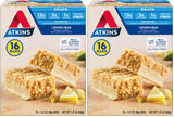Atkins Lemon Flavored Snack Bar – Travel Snack Bar for Road Trips and Flights, Keto and Gluten Free