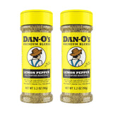 Dan-O's Lemon Pepper Seasoning – Thoughtful Housewarming Gift for Home Cooks, Citrus & Black Pepper Shaker Duo