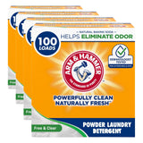 ARM & HAMMER Powder Laundry Detergent, Clean Burst, 9.56 lb, 155 Loads – High-Volume Laundry Detergent for Busy Professionals and Home Offices