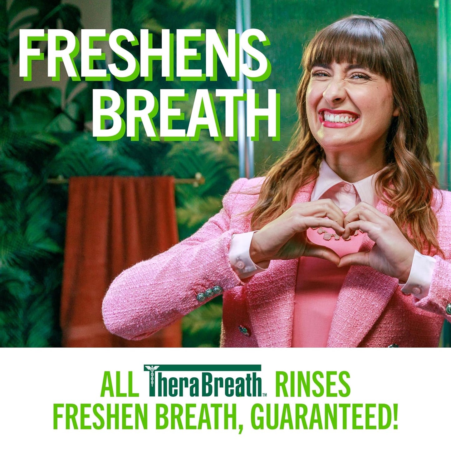 TheraBreath Fresh Breath Mouthwash for Mindful Nightly Self-Care Rituals, Mild Mint 1 Liter