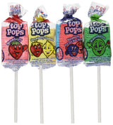 Taffy Pops Assorted Flavors 48ct – Individually Wrapped Taffy Lollipops for Camping Trips, Picnics, and Backyard Cookouts