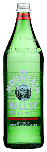 Mountain Valley Spring Water – Thoughtful 12 Pack Glass Water for Valentine's Day, Thank-You Gestures, and Holiday Hosts, 1L Bottles