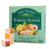 Liberty Orchards Turkish Delight – Family Movie Night Candy for Kids, Soft Chewy Vegan Treat Easy to Cut and Share