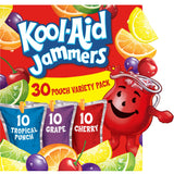 Kool-Aid Jammers 6 fl oz Pouches – Portable Kids Drink for Picnics, Park Days & Sporting Events