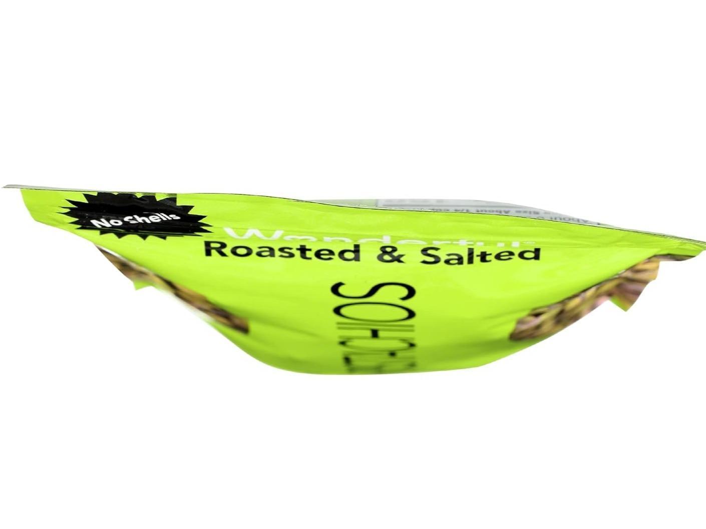 Wonderful Pistachios Roasted & Salted Shelled — Trail-Ready Snack for Hiking and Day Trips