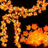 2-Pack Fall Leaf Lights – Minimal Effort Seasonal Accent for Intentional Homes