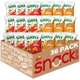 Simply Snacks Organic Snack Mix – Playroom Snack Bags for Kids Birthday Parties, 36 Single-Serve