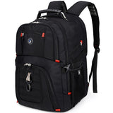 SHRRADOO Anti-Theft Work Backpack for Commuters – Lockable Laptop Sleeve Protects Devices in Crowded Airports and Trains