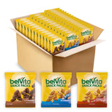 belVita Crunchy Bite Size Snacks Variety Pack – Road Trip Snack Pack That Stays Fresh Between Stops