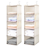 BOOMIBOO Foldable Hanging Closet Shelves – High-Density Dorm and Bedroom Storage for Busy Students and Renters