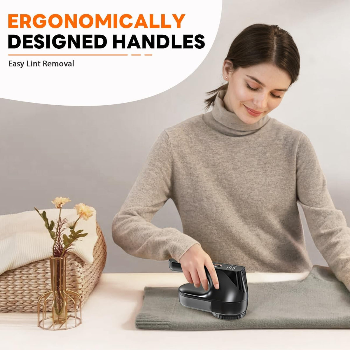 Ziitty Fabric Shaver – Cozy Living Room Care, Restores Sofa and Throw Blanket Texture