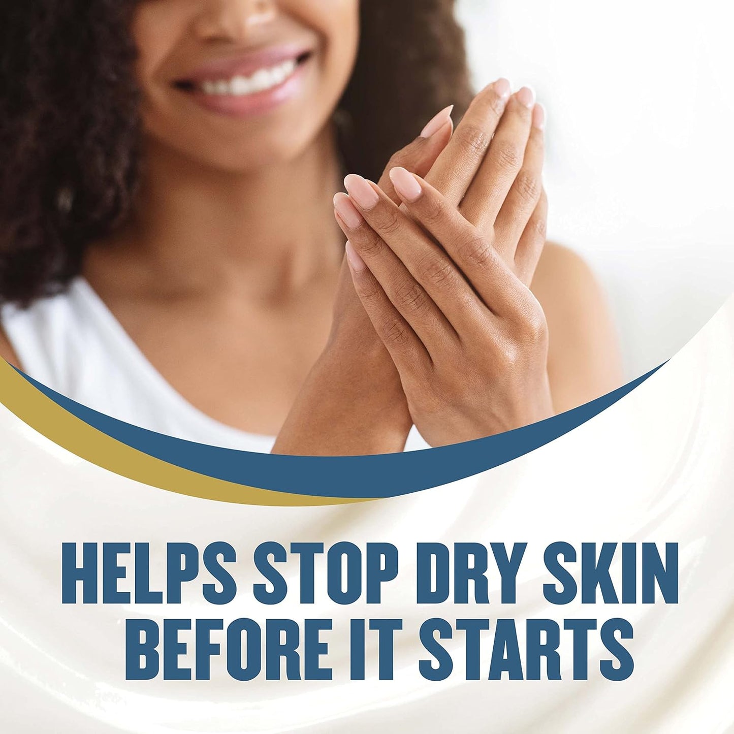 0.5% dimethicone skin protectant that forms a barrier against moisture loss