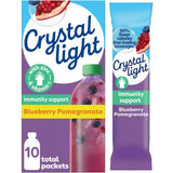 Crystal Light Pure Immunity Blueberry Pomegranate Drink Mix – Afternoon Office Refreshment Without the Sugar Crash