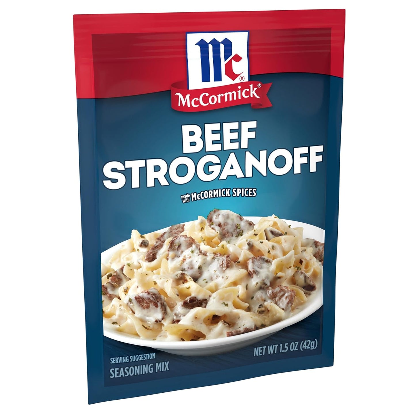 1.5 oz single-pouch portion sized for one batch of stroganoff