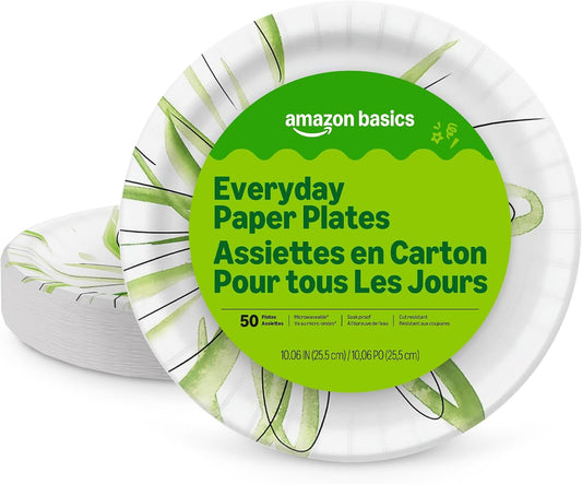 10-inch round dinner plate size suitable for full meals