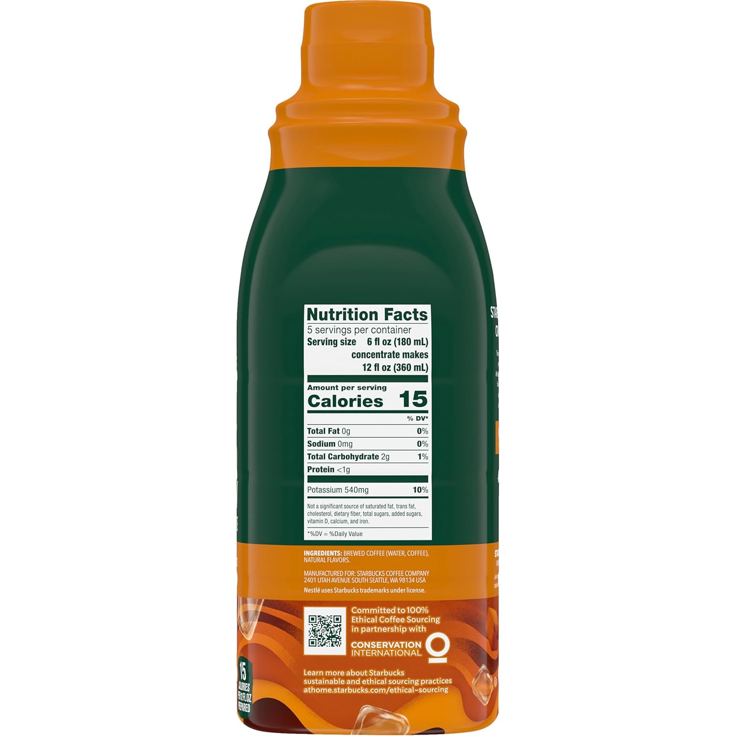 100% arabica medium-roast coffee base, cold-steeped for smoothness