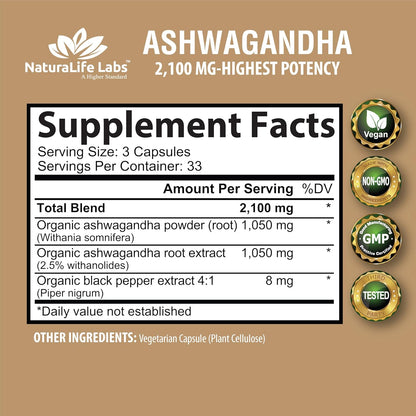 100 capsules per bottle with two-pack and single-pack quantity options